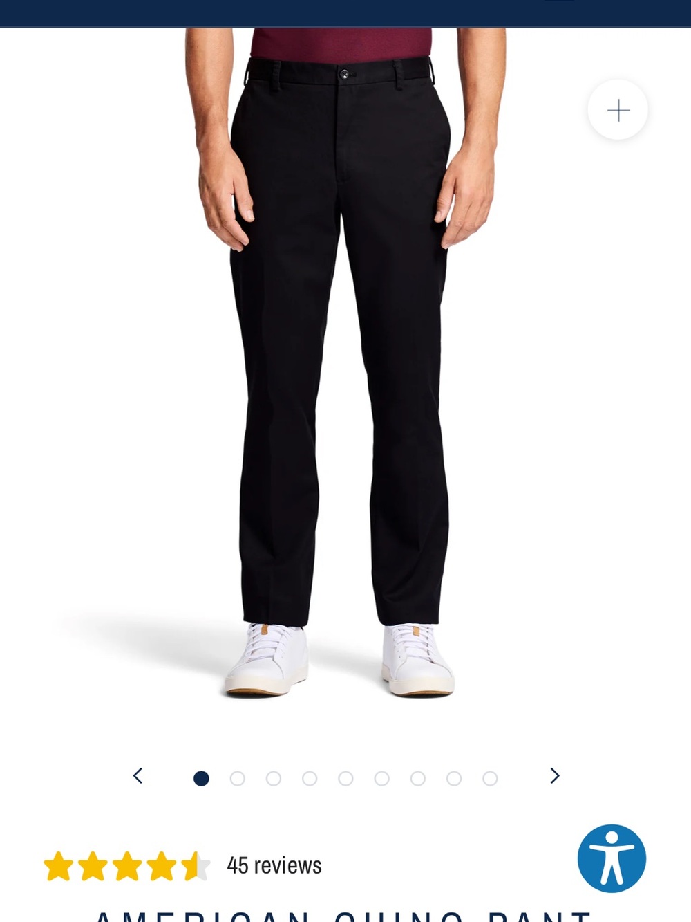 Chino Pant - Black izod